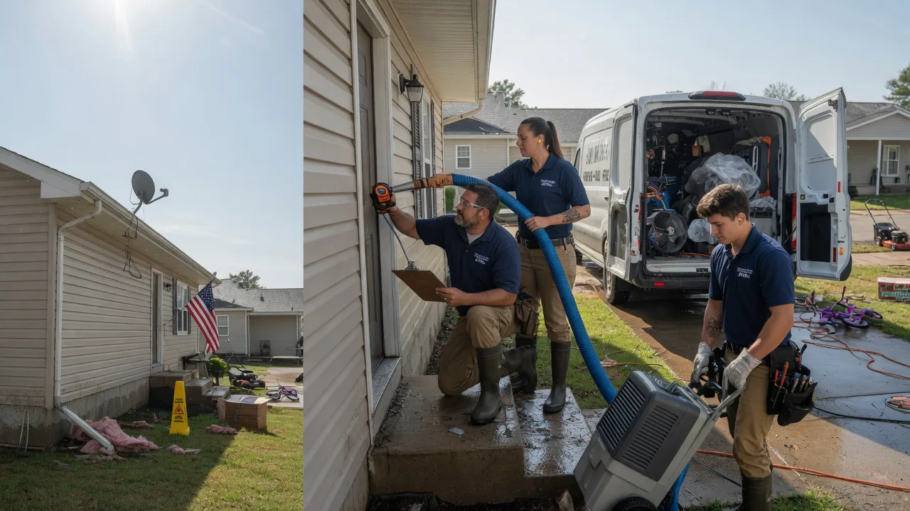 Ceiling Water Damage Restoration in Clayton, WI near me